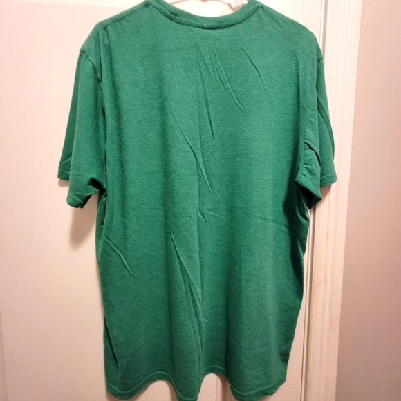 Men's Green Reebok Boston T-shirt - Picture 4 of 4